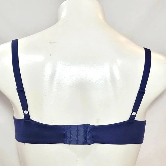 34B Maidenform 9500 Self Expressions T-Shirt Demi UW Bra Navy NWT - Picture 3 of 5